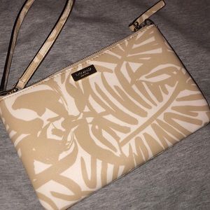 kate spade leaf print wristlet